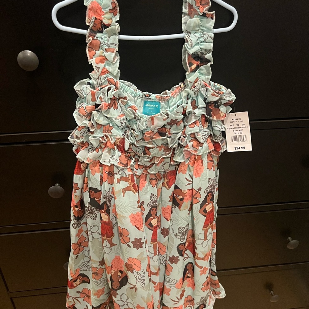Disney Moana 2 Multicolor Dress